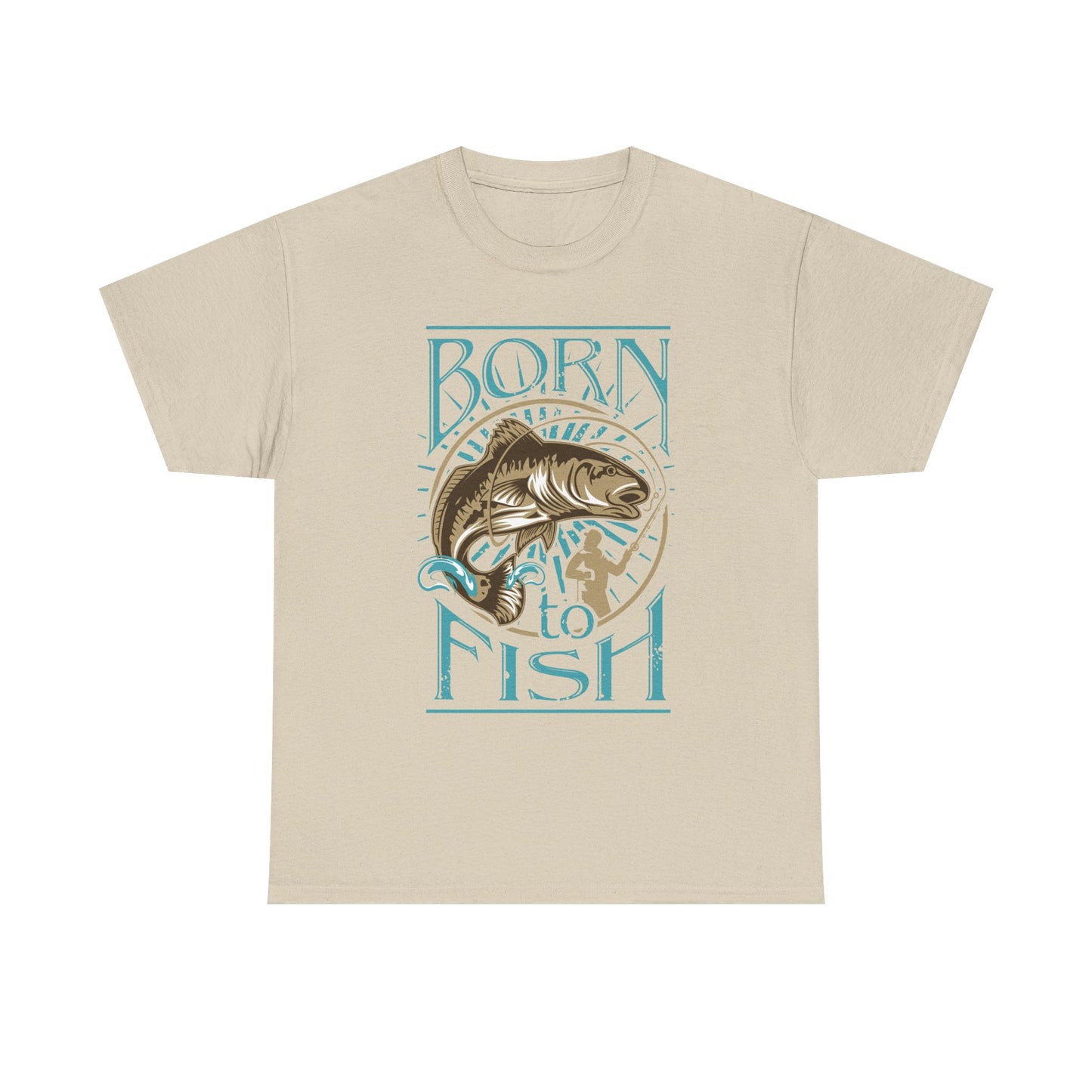 Born to Fish T‑Shirt — Vintage Fishing Graphic Tee for Anglers