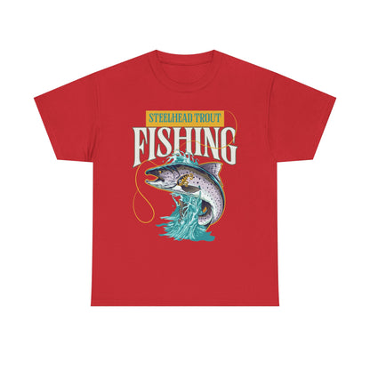 Steelhead Trout Fishing T-Shirt — Vintage Graphic Angler Tee