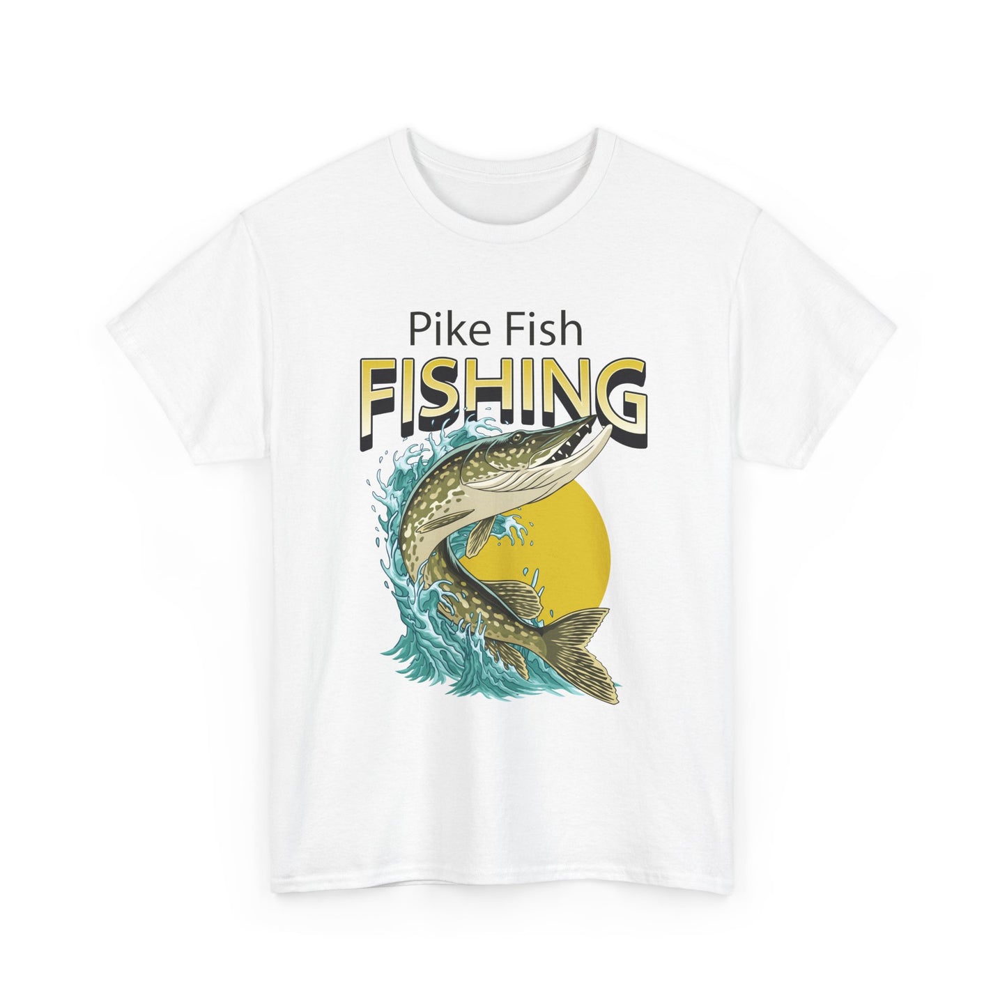 Pike Fish Fishing T-Shirt — Vintage Pike Angler Graphic Tee
