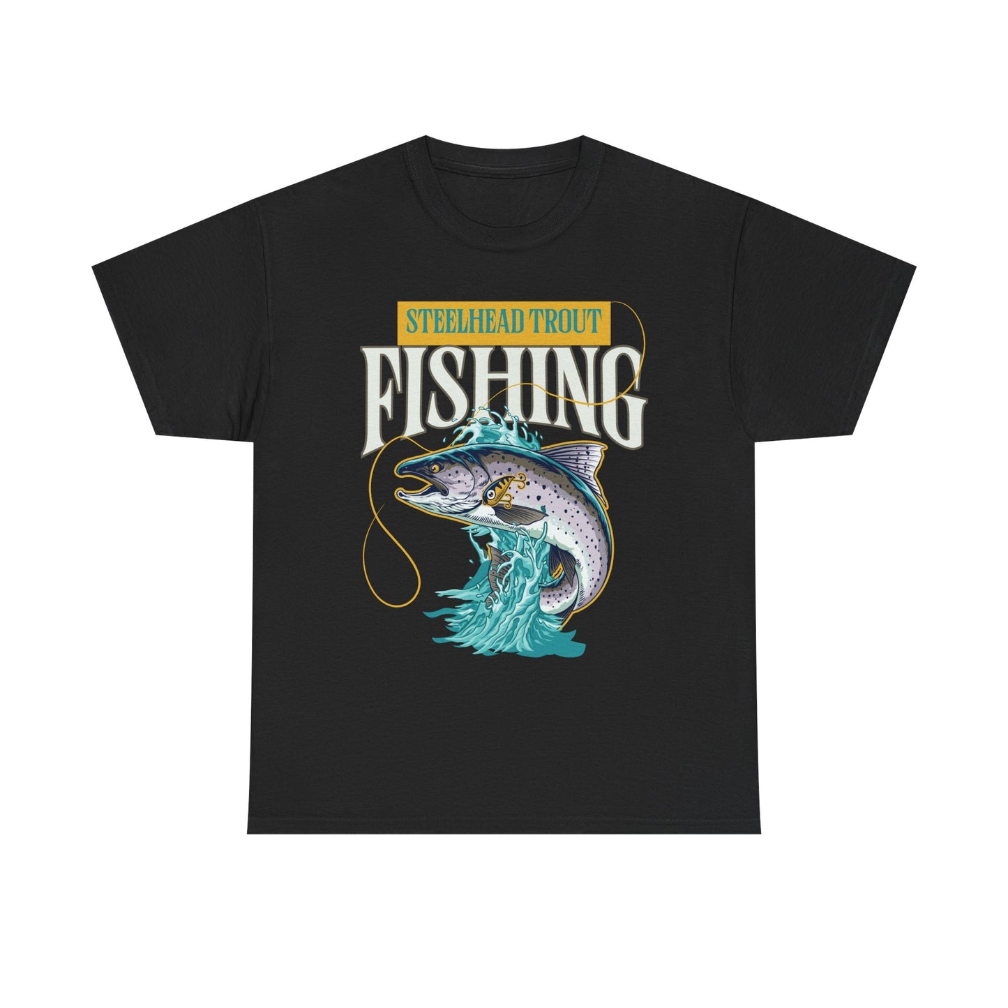Steelhead Trout Fishing T-Shirt — Vintage Graphic Angler Tee