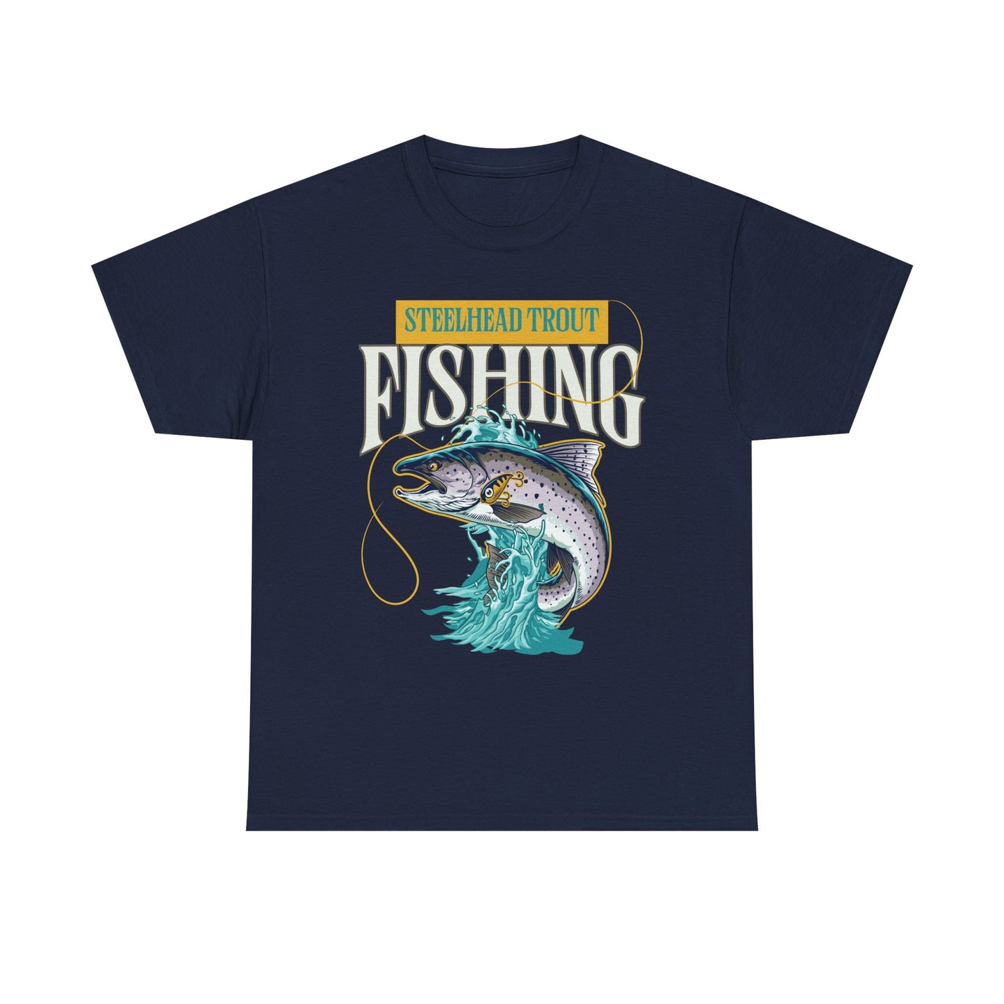 Steelhead Trout Fishing T-Shirt — Vintage Graphic Angler Tee