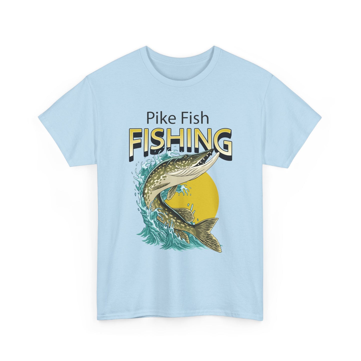Pike Fish Fishing T-Shirt — Vintage Pike Angler Graphic Tee