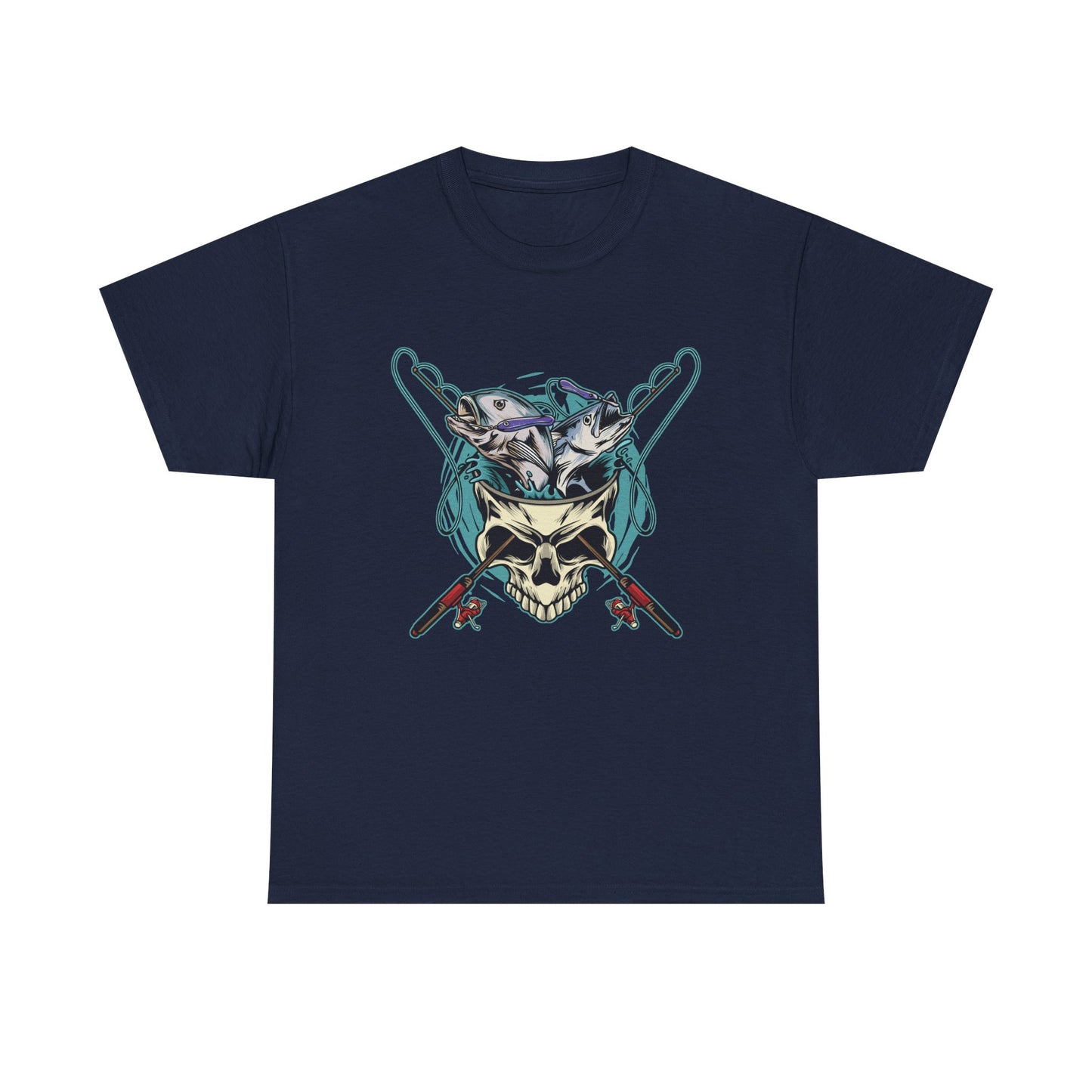 Skull Ski Helmet Tee — Alpine Skiing Skull Graphic T-Shirt