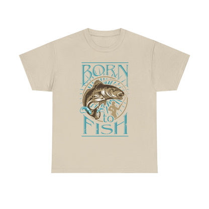 Born to Fish T‑Shirt — Vintage Fishing Graphic Tee for Anglers