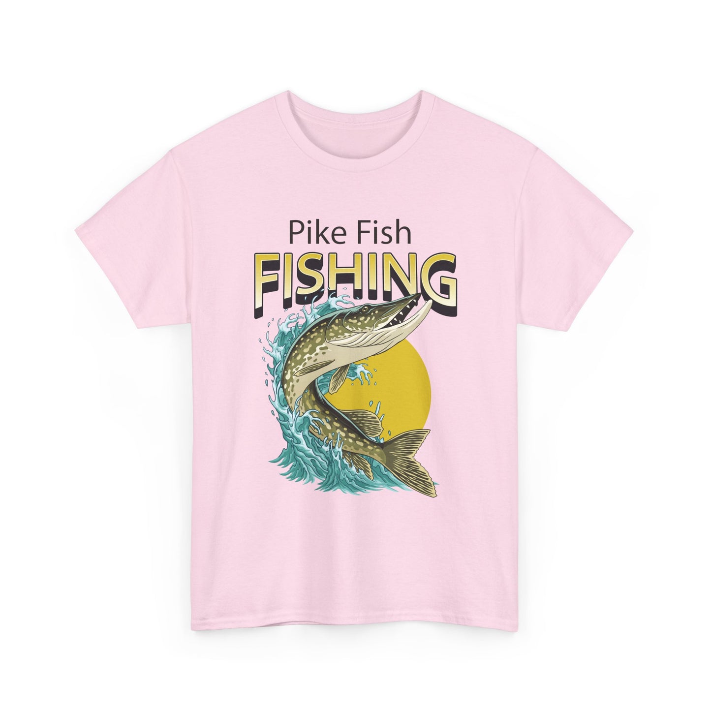 Pike Fish Fishing T-Shirt — Vintage Pike Angler Graphic Tee