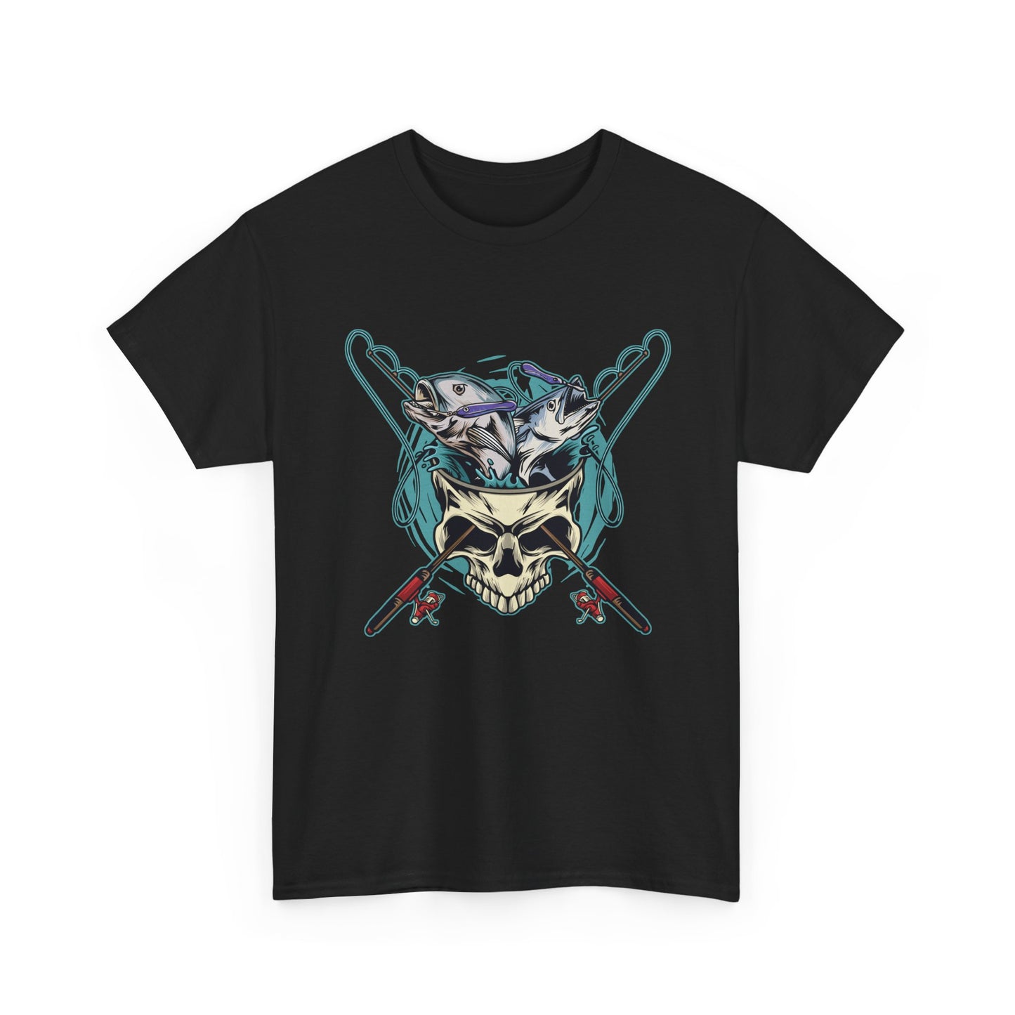 Skull Ski Helmet Tee — Alpine Skiing Skull Graphic T-Shirt