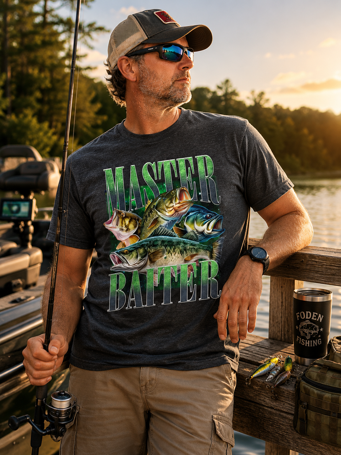 Certified Master Baiter Fishing Tee