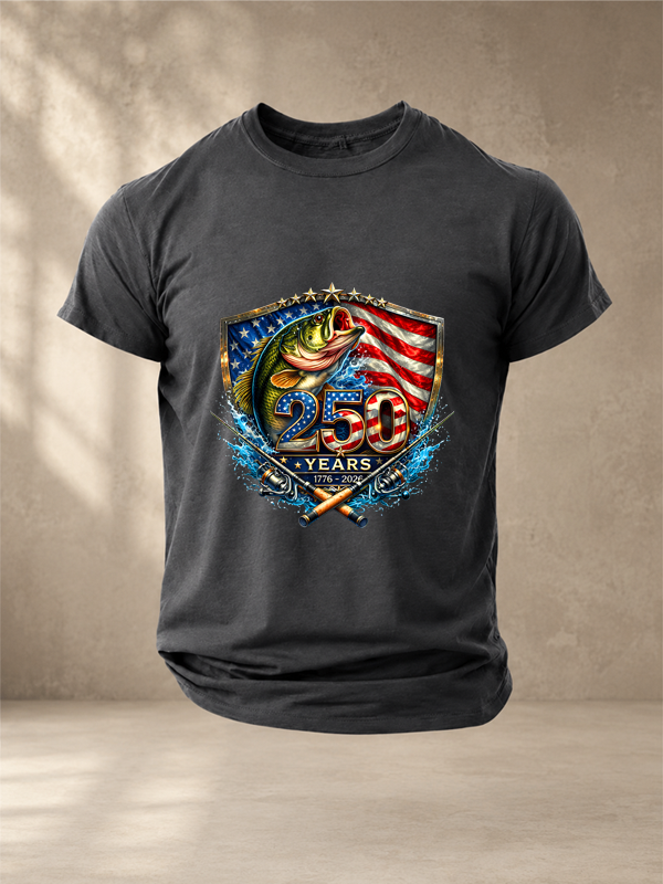 Reel Freedom 250 | American Fishing T-Shirt