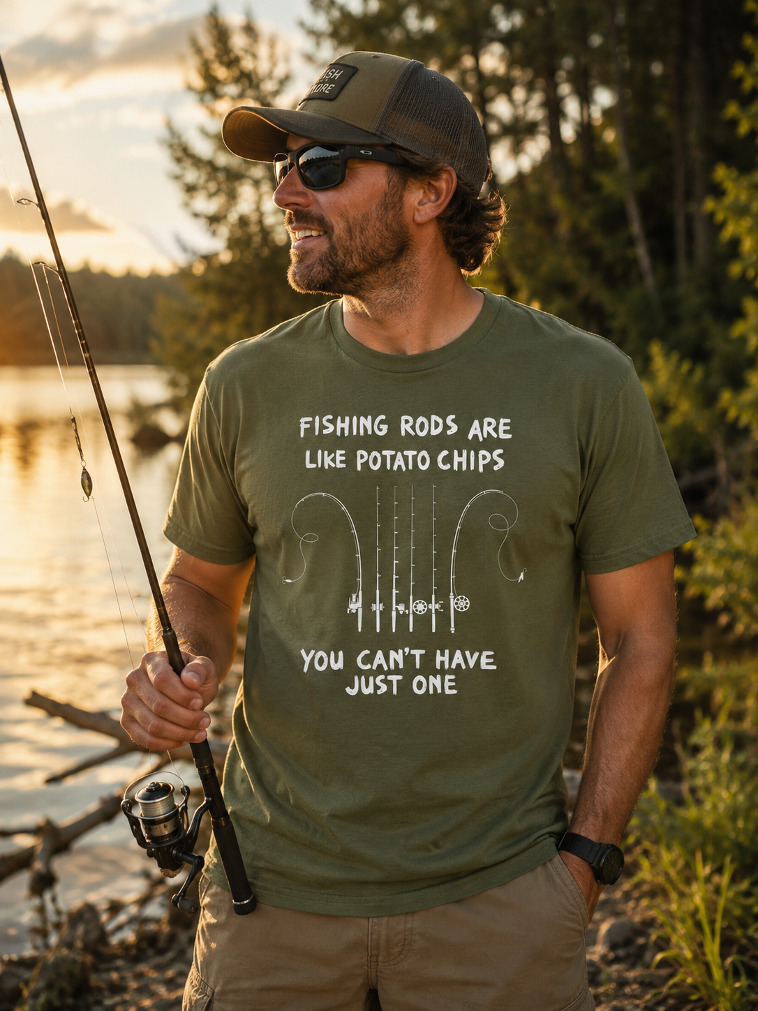 Fishing Rods are Like Potato Chips You Can't Just Have One