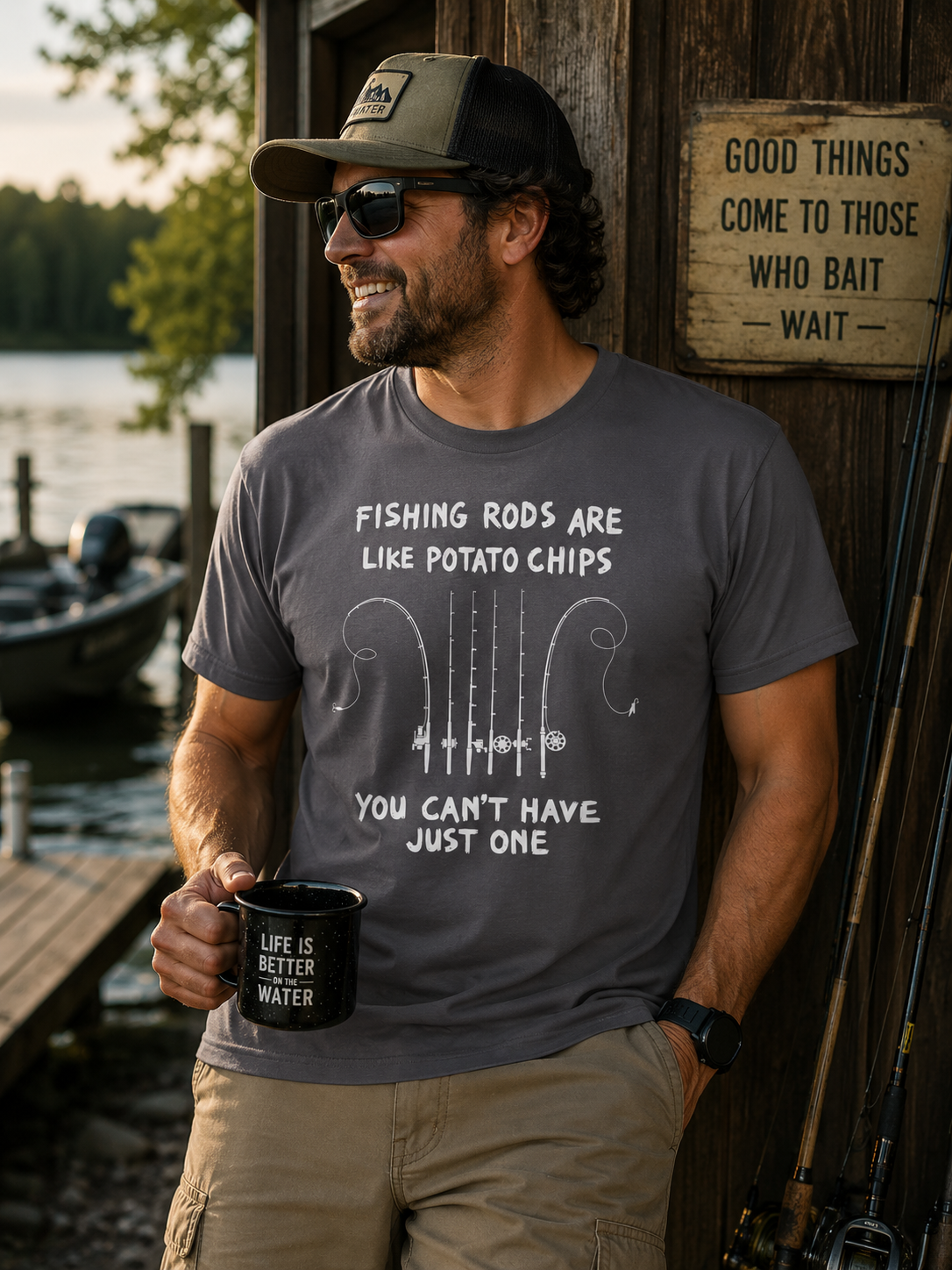 Fishing Rods are Like Potato Chips You Can't Just Have One