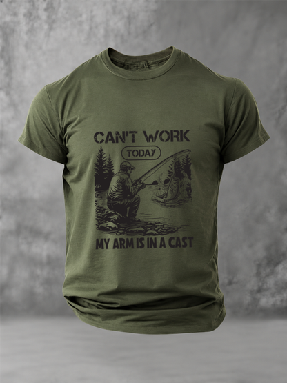 Can't Work Today | Vintage Fishing Shirt