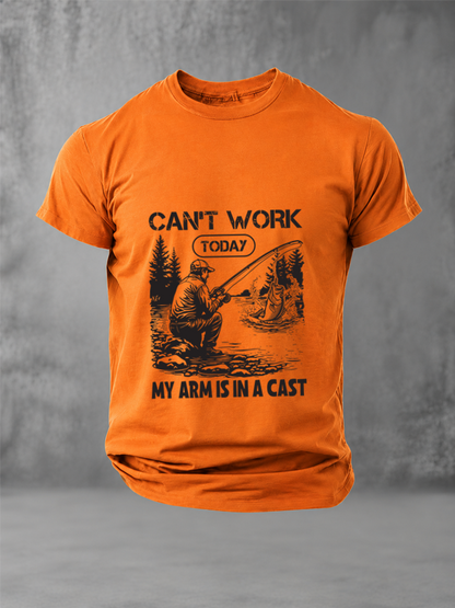 Can't Work Today | Vintage Fishing Shirt
