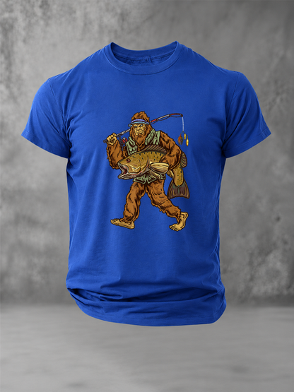 Proof Bigfoot is real... he just spends all his time fishing