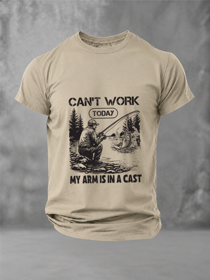 Can't Work Today | Vintage Fishing Shirt