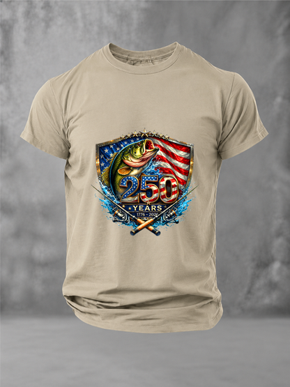 Reel Freedom 250 | American Fishing T-Shirt