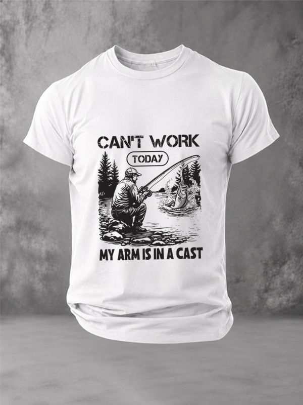 Can't Work Today | Vintage Fishing Shirt