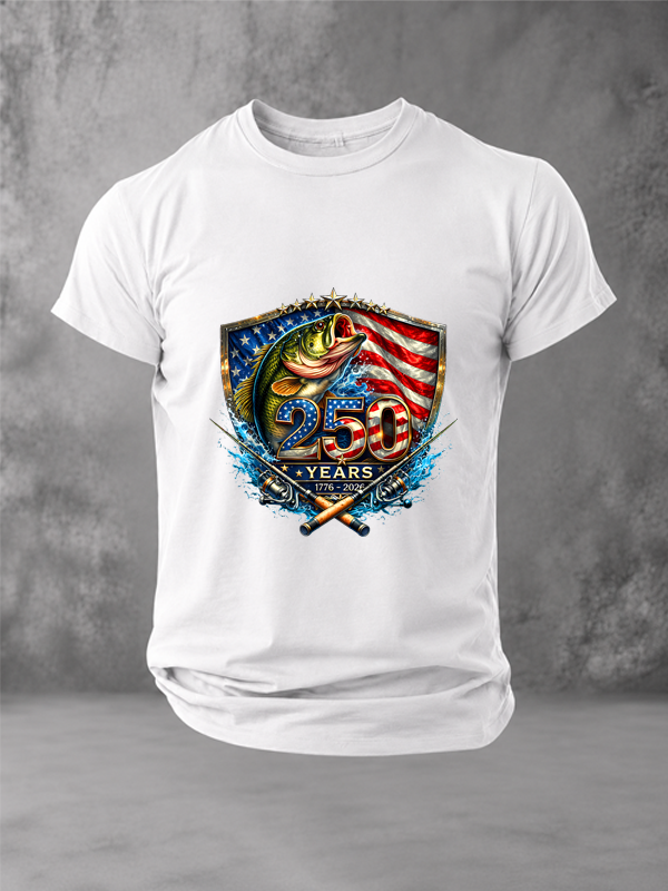 Reel Freedom 250 | American Fishing T-Shirt