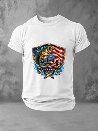 Reel Freedom 250 | American Fishing T-Shirt